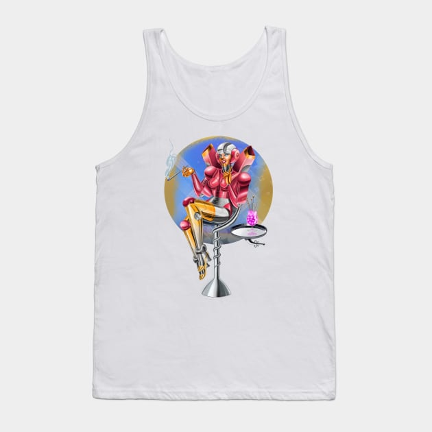 Cheesecake Robot Tank Top by AmuseMe